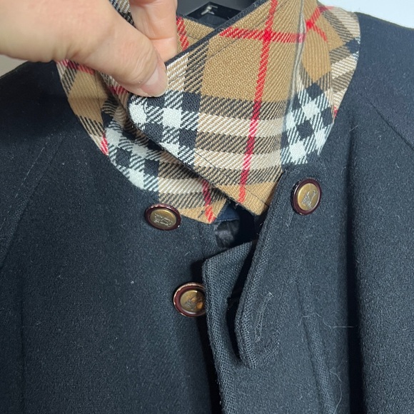 Burberry Men’s XL Wool Nylon Cashmere Zip and Button Car Coat Made in Italy - Picture 4 of 16